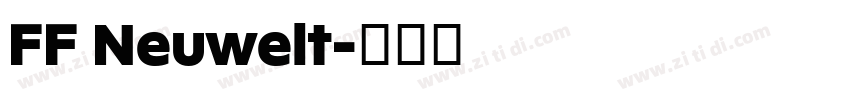 FF Neuwelt字体转换